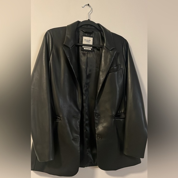 Original Vegan Leather jacket - abercrombie & Fitch - Picture 1 of 4